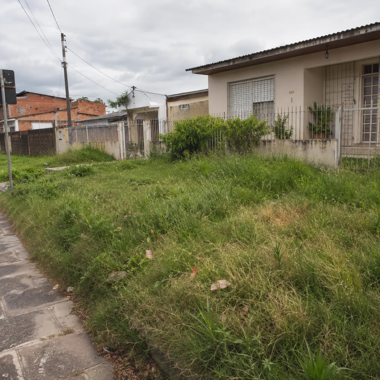Antes do corte residencial